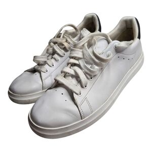 Tory Burch White Sneakers Sz 7.5M Casual Good Condition Need Clean